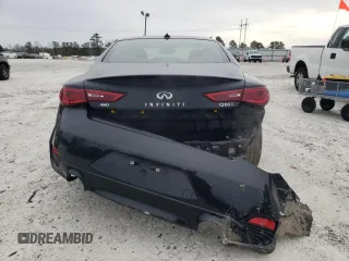 2022 Infiniti Q60 Red Sport 400 with VIN JN1FV7LL8NM680324, listed as a Copart auction lot 41792955 with 36,089 mi miles and Salvage title. Bid and sale history available at DreamBid. Image 6.