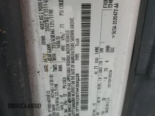 2017 Ford Transit with VIN 1FTYR1ZM7HKB00228, listed as a Copart auction lot 53419004 with Not Provided miles and Salvage Title. Bid and sale history available at DreamBid. Image 14.