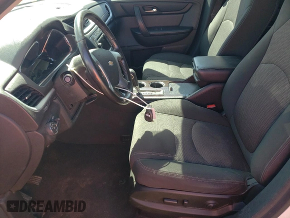 2017 Chevrolet Traverse LT with VIN 1GNKRGKDXHJ336386, listed as a Copart auction lot 48690795 with 113,057 mi miles and Salvage Title. Bid and sale history available at DreamBid. Image 7.