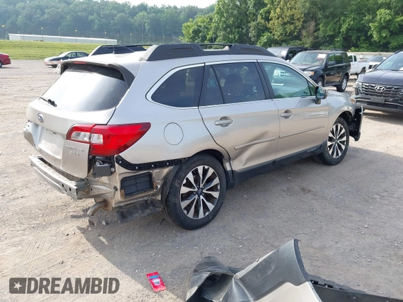 2016 Subaru Outback Limited with VIN 4S4BSENC7G3336736, listed as a IAAI auction lot 42479746 with 75,040 mi miles and . Bid and sale history available at DreamBid. Image 4.