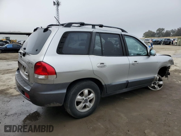 2006 Hyundai Santa Fe GLS with VIN KM8SC73D46U044314, listed as a Copart auction lot 45935335 with 259,062 mi miles and Salvage Title. Bid and sale history available at carsss.com. Image 3.