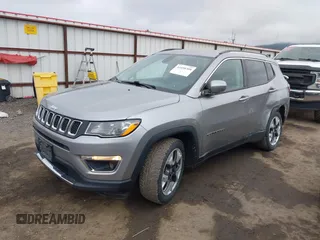2019 Jeep Compass Limited with VIN 3C4NJCCB8KT782121, listed as a IAAI auction lot 41698308 with 158,352 mi miles. Bid and sale history available at carsss.com. Image 19.