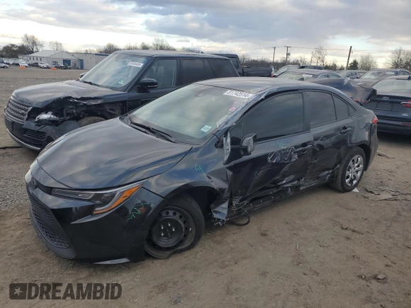 2022 Toyota Corolla LE with VIN 5YFEPMAE1NP313137, listed as a Copart auction lot 81742514 with 18,611 mi miles and Salvage Title. Bid and sale history available at carsss.com. Image 1.