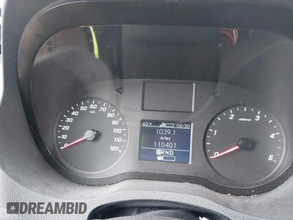 2021 Mercedes-Benz Sprinter Cargo with VIN W1Y4ECHY4MT070552, listed as a IAAI auction lot 41720548 with 110,401 mi miles and . Bid and sale history available at carsss.com. Image 7.