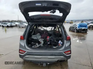 2019 Hyundai Santa Fe Ultimate with VIN 5NMS5CAA5KH076688, listed as a Copart auction lot 87656435 with 0 mi miles and Non Repairable. Bid and sale history available at carsss.com. Image 6.
