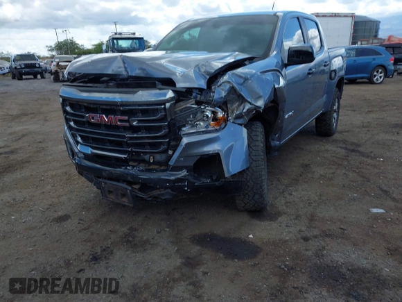 2021 GMC Canyon 4WD AT4 z VIN 1GTG6FEN8M1275345, wystawiony jako IAAI lot #42045878 z przebiegiem 68 299 mil mil oraz . Historia ofert i sprzedaży dostępna na DreamBid. Obrazek 6.