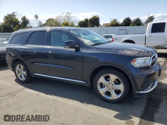 2014 Dodge Durango Limited with VIN 1C4RDHDG1EC445855, listed as a Copart auction lot 50934465 with 181,314 mi miles and Salvage title. Bid and sale history available at DreamBid. Image 4.