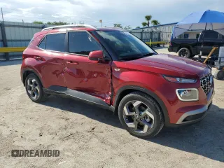 2024 Hyundai Venue Limited z VIN KMHRC8A30RU324332, wystawiony jako Copart lot #62459505 z przebiegiem 208 mil mil oraz Nie do naprawy • Non repairable. Historia ofert i sprzedaży dostępna na DreamBid. Obrazek 4.