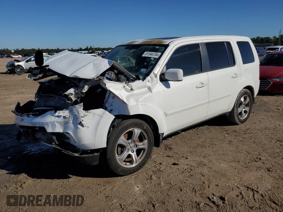 2014 Honda Pilot EX-L with VIN 5FNYF3H75EB028471, listed as a Copart auction lot 81344784 with 140,814 mi miles and Salvage Title. Bid and sale history available at DreamBid. Image 1.