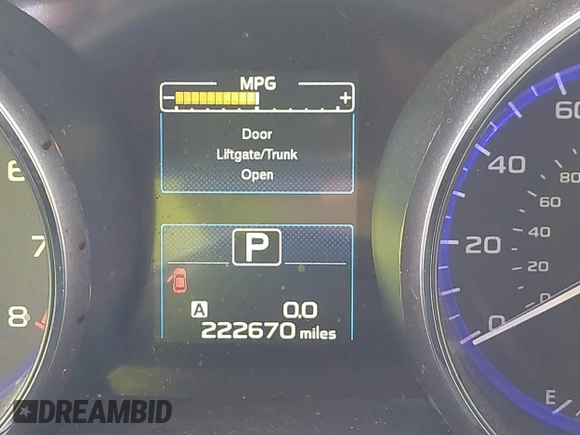 2015 Subaru Outback Premium with VIN 4S4BSAECXF3221961, listed as a IAAI auction lot 41910571 with 222,670 mi miles and . Bid and sale history available at DreamBid. Image 16.