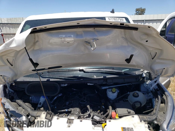 2022 Ford Transit Passenger XL with VIN 1FBAX9YG3NKA59727, listed as a Copart auction lot 57765794 with 21,845 mi miles and Salvage Title. Bid and sale history available at DreamBid. Image 12.