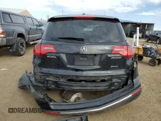 2011 Acura MDX with VIN 2HNYD2H2XBH549349, listed as a Copart auction lot 49233065 with 128,448 mi miles and Salvage Title. Bid and sale history available at carsss.com. Image 6.