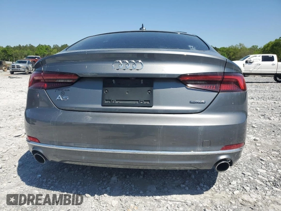 2019 Audi A5 Sportback Premium with VIN WAUANCF55KA051157, listed as a Copart auction lot 52394025 with 114,213 mi miles and Clean Title. Bid and sale history available at carsss.com. Image 6.
