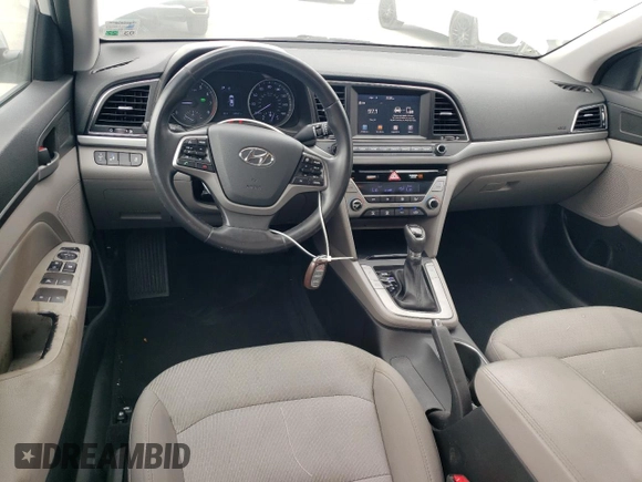 2017 Hyundai Elantra SE with VIN 5NPD84LF4HH115698, listed as a Copart auction lot 51872295 with 53,587 mi miles and Salvage Title. Bid and sale history available at DreamBid. Image 8.