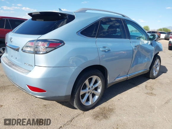 2010 Lexus RX 350 with VIN 2T2ZK1BA0AC008549, listed as a IAAI auction lot 42233251 with 124,021 mi miles and . Bid and sale history available at DreamBid. Image 4.