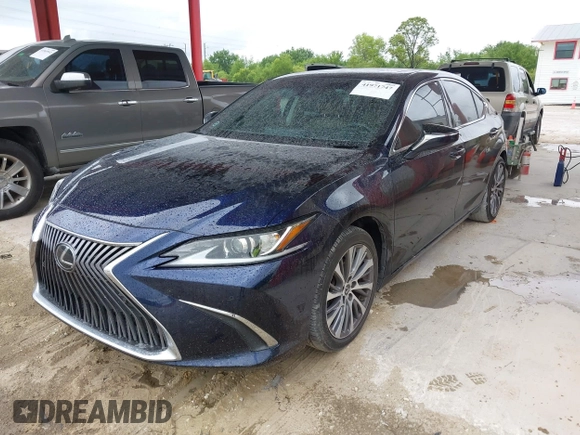 2021 Lexus ES with VIN 58ADZ1B1XMU100242, listed as a IAAI auction lot 41971747 with 27,965 mi miles. Bid and sale history available at carsss.com. Image 18.