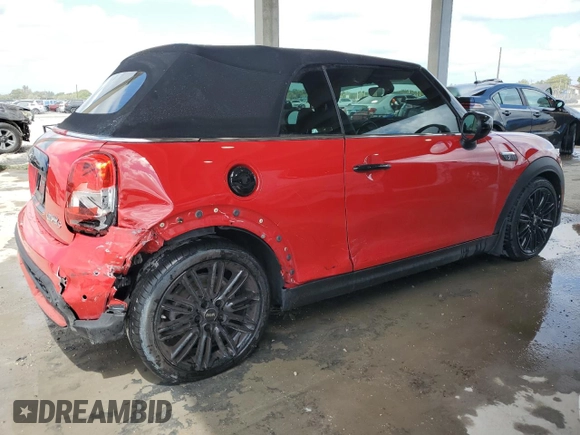 2022 MINI Convertible Cooper S with VIN WMW43DL00N3N94880, listed as a Copart auction lot 54398345 with 27,979 mi miles and Salvage Title. Bid and sale history available at DreamBid. Image 3.