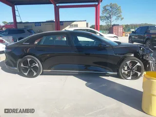 2024 Lucid Air Pure with VIN 50EA1PGA7RA006132, listed as a IAAI auction lot 41261501 with 4,347 mi miles. Bid and sale history available at carsss.com. Image 13.