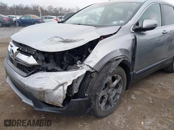2017 Honda CR-V EX-L with VIN 2HKRW2H81HH609916, listed as a IAAI auction lot 41856345 with 125,167 mi miles. Bid and sale history available at carsss.com. Image 6.