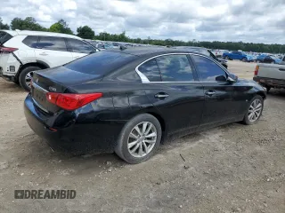 2015 Infiniti Q50 with VIN JN1BV7AP4FM358818, listed as a Copart auction lot 59081465 with 133,503 mi miles and Salvage title. Bid and sale history available at DreamBid. Image 3.