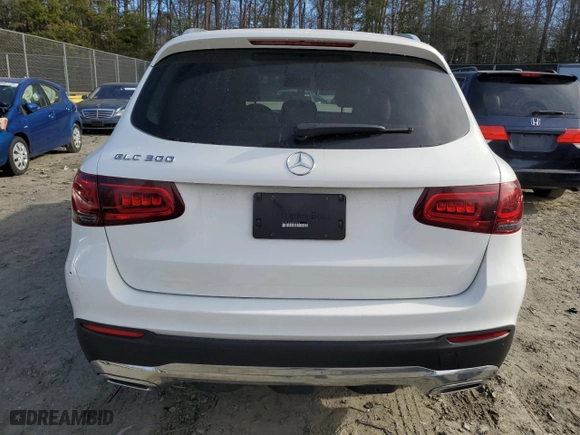 2021 Mercedes-Benz GLC with VIN W1N0G8DB4MF965378, listed as a Copart auction lot 47473155 with 49,479 mi miles and Salvage Title. Bid and sale history available at carsss.com. Image 6.