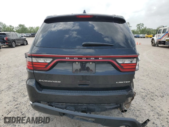 2015 Dodge Durango Limited with VIN 1C4RDHDG9FC809716, listed as a Copart auction lot 51848115 with 135,282 mi miles and Salvage Title. Bid and sale history available at carsss.com. Image 6.