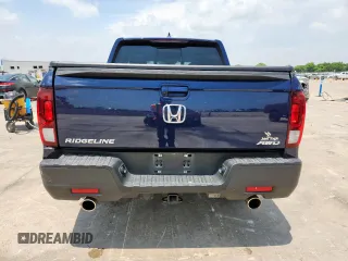 2023 Honda Ridgeline RTL with VIN 5FPYK3F50PB011150, listed as a Copart auction lot 58273325 with 38,742 mi miles and Salvage title. Bid and sale history available at DreamBid. Image 6.