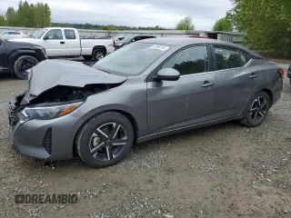 2024 Nissan Sentra SV z VIN 3N1AB8CV9RY255384, wystawiony jako Copart lot #54890795 z przebiegiem 23 121 mil mil oraz Szkoda całkowita • Salvage title. Historia ofert i sprzedaży dostępna na DreamBid. Obrazek 1.