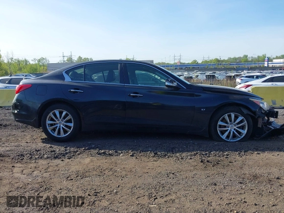 2014 Infiniti Q50 Sport with VIN JN1BV7AR4EM695845, listed as a IAAI auction lot 42147456 with 152,473 mi miles and . Bid and sale history available at DreamBid. Image 13.