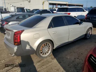 2007 Cadillac CTS with VIN 1G6DP577X70135657, listed as a Copart auction lot 74040164 with 0 mi miles and Salvage Title. Bid and sale history available at carsss.com. Image 3.