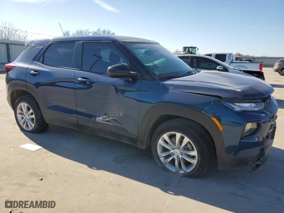 2021 Chevrolet TrailBlazer LS with VIN KL79MMS2XMB133311, listed as a Copart auction lot 86317094 with 0 mi miles and Clean Title. Bid and sale history available at carsss.com. Image 4.
