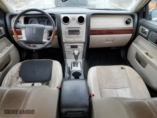 2007 Lincoln MKZ with VIN 3LNHM26TX7R633227, listed as a Copart auction lot 72398074 with 232,149 mi miles and Salvage Title. Bid and sale history available at carsss.com. Image 8.