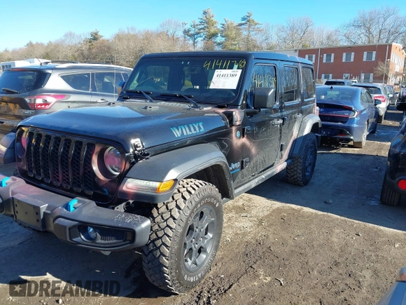 2023 Jeep Wrangler с VIN 1C4JJXN67PW621024, выставлен на аукционе IAAI как лот 41411389 с пробегом 21 306 миль миль и . История ставок и продаж доступна на DreamBid. Изображение 2.