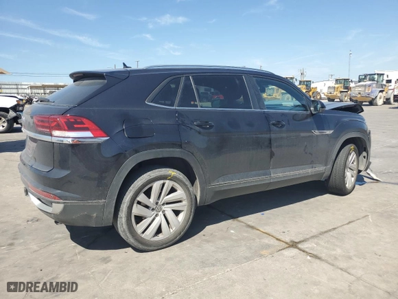 2023 Volkswagen Atlas Cross Sport 3.6L V6 SE w/Technology with VIN 1V2JE2CA6PC204816, listed as a Copart auction lot 72651884 with 61,197 mi miles and Salvage Title. Bid and sale history available at carsss.com. Image 3.