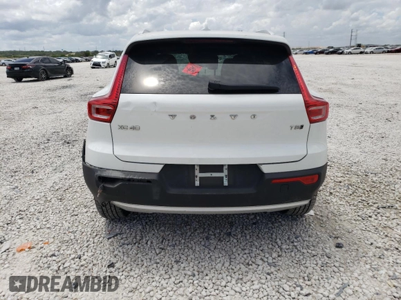 2020 Volvo XC40 Momentum with VIN YV4162UK3L2289293, listed as a Copart auction lot 58990463 with 40,269 mi miles and . Bid and sale history available at DreamBid. Image 6.
