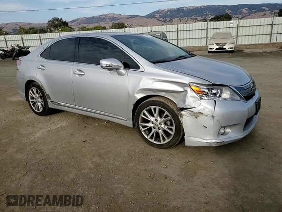 2010 Lexus HS 250h with VIN JTHBB1BA6A2031577, listed as a Copart auction lot 70838814 with 195,160 mi miles and Salvage Title. Bid and sale history available at DreamBid. Image 10.