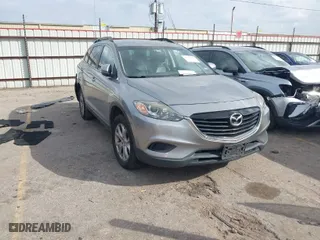 2015 Mazda CX-9 Touring with VIN JM3TB2CA6F0457189, listed as a IAAI auction lot 41529631 with 117,444 mi miles. Bid and sale history available at carsss.com. Image 1.