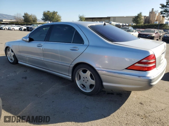 2001 Mercedes-Benz S-Class with VIN WDBNG70J41A209979, listed as a Copart auction lot 89027805 with 166,423 mi miles and Clean Title. Bid and sale history available at carsss.com. Image 2.