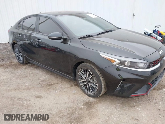 2023 Kia Forte GT-Line with VIN 3KPF54AD1PE648145, listed as a IAAI auction lot 41489736 with 16,062 mi miles. Bid and sale history available at carsss.com. Image 1.