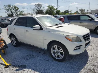 2012 Mercedes-Benz M 350 with VIN 4JGDA2EB1CA026346, listed as a Copart auction lot 54431235 with 170,187 mi miles and Clean Title. Bid and sale history available at DreamBid. Image 4.