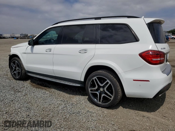 2017 Mercedes-Benz GLS 550 with VIN 4JGDF7DE8HA882714, listed as a Copart auction lot 54639624 with 49,890 mi miles and Salvage Title. Bid and sale history available at DreamBid. Image 2.