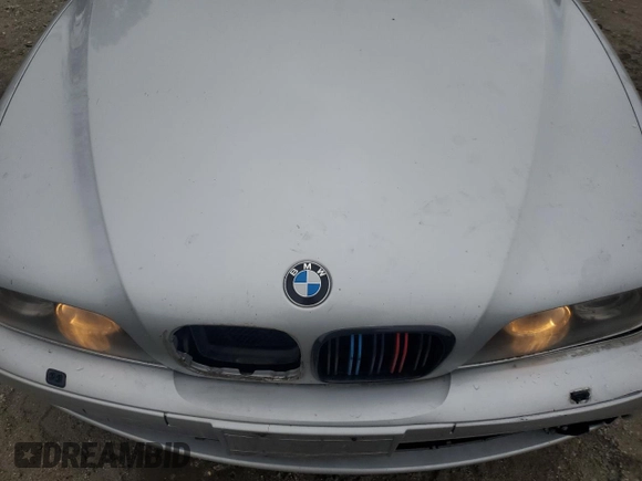 2003 BMW 5 Series 525iA with VIN WBADT43423G028907, listed as a Copart auction lot 79849994 with 0 mi miles and Salvage Title. Bid and sale history available at carsss.com. Image 12.