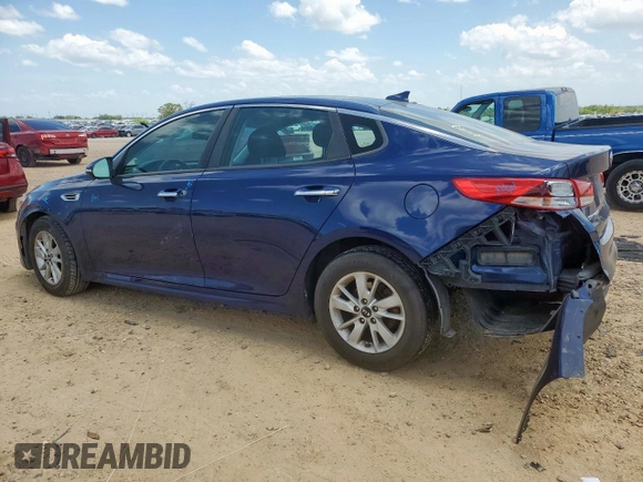 2017 Kia Optima LX with VIN 5XXGT4L36HG152426, listed as a Copart auction lot 64237425 with 91,262 mi miles and Salvage title. Bid and sale history available at DreamBid. Image 2.