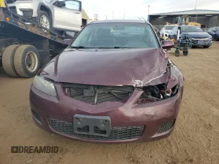2008 Mazda 6 i Sport VE with VIN 1YVHP80C285M21606, listed as a Copart auction lot 84184734 with 156,097 mi miles and Salvage Title. Bid and sale history available at carsss.com. Image 5.