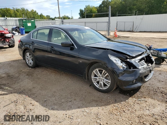 2015 Infiniti Q40 with VIN JN1CV6AP4FM500874, listed as a Copart auction lot 73136164 with 123,993 mi miles and Salvage Title. Bid and sale history available at carsss.com. Image 4.