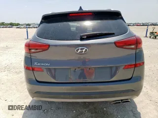2021 Hyundai Tucson SEL with VIN KM8J33AL0MU296945, listed as a Copart auction lot 57137515 with 54,657 mi miles and Salvage title. Bid and sale history available at DreamBid. Image 6.