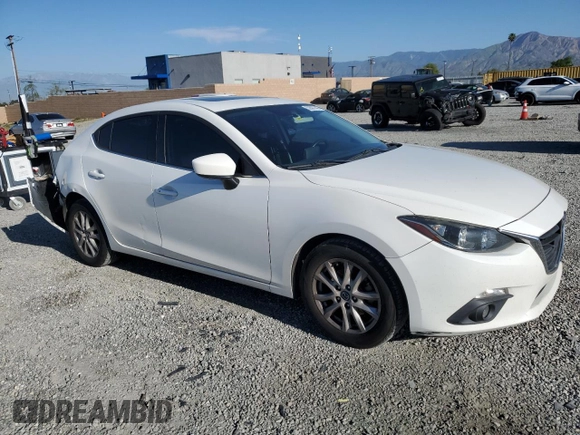 2015 Mazda 3 i Touring with VIN JM1BM1V70F1265495, listed as a Copart auction lot 52867345 with 154,496 mi miles and Salvage Title. Bid and sale history available at DreamBid. Image 4.
