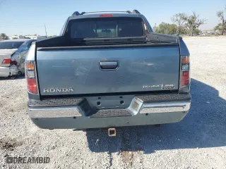 2007 Honda Ridgeline RTS with VIN 2HJYK16417H506354, listed as a Copart auction lot 48828385 with 187,707 mi miles and Salvage Title. Bid and sale history available at carsss.com. Image 6.