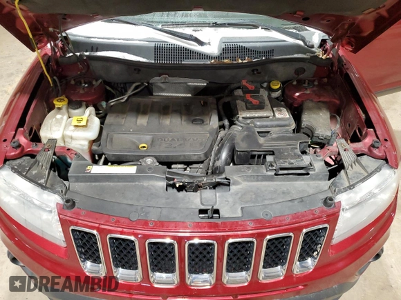 2013 Jeep Compass Latitude with VIN 1C4NJDEB2DD253498, listed as a Copart auction lot 48227275 with 142,038 mi miles and Clean Title. Bid and sale history available at carsss.com. Image 12.