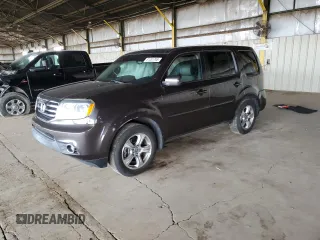 2012 Honda Pilot EX-L with VIN 5FNYF3H59CB032843, listed as a Copart auction lot 51201795 with 129,714 mi miles and Salvage Title. Bid and sale history available at carsss.com. Image 1.